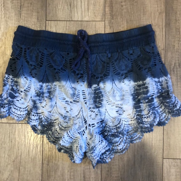 Indigo Rein Pants - Tie Dye ombré Blue Shorts